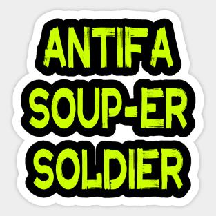 Antifa Soup Sticker